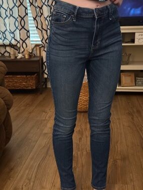 Women’s High-Rise Skinny Jeans - Dark Blue